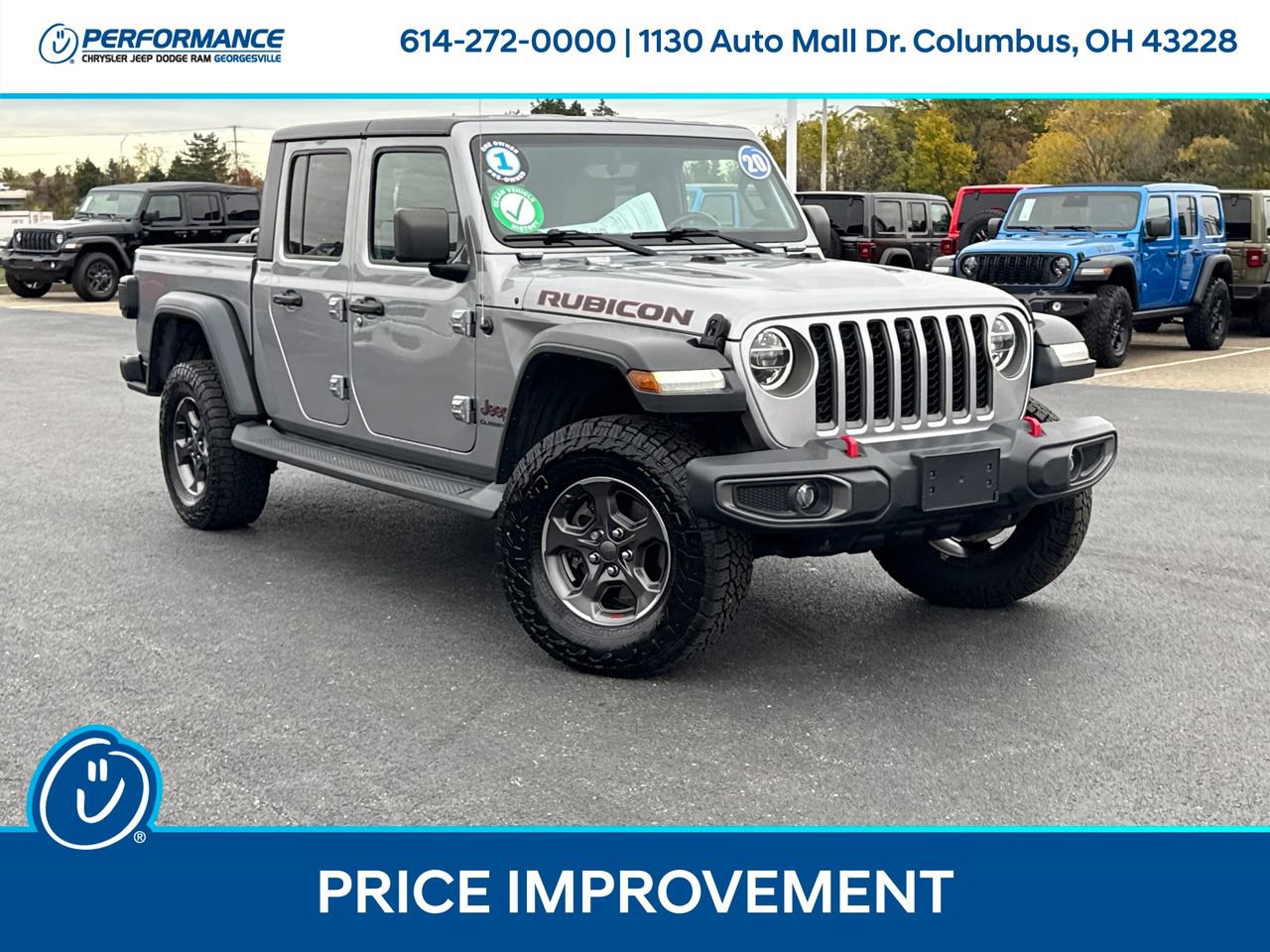 Used 2020 Jeep Gladiator Rubicon w/ Uconnect 4C Nav & Sound Group