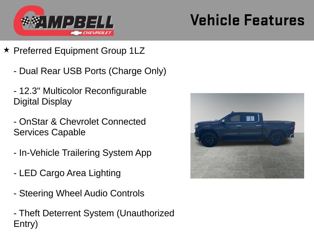 Used 2024 Chevrolet Silverado 1500 LTZ w/ Technology Package image 26