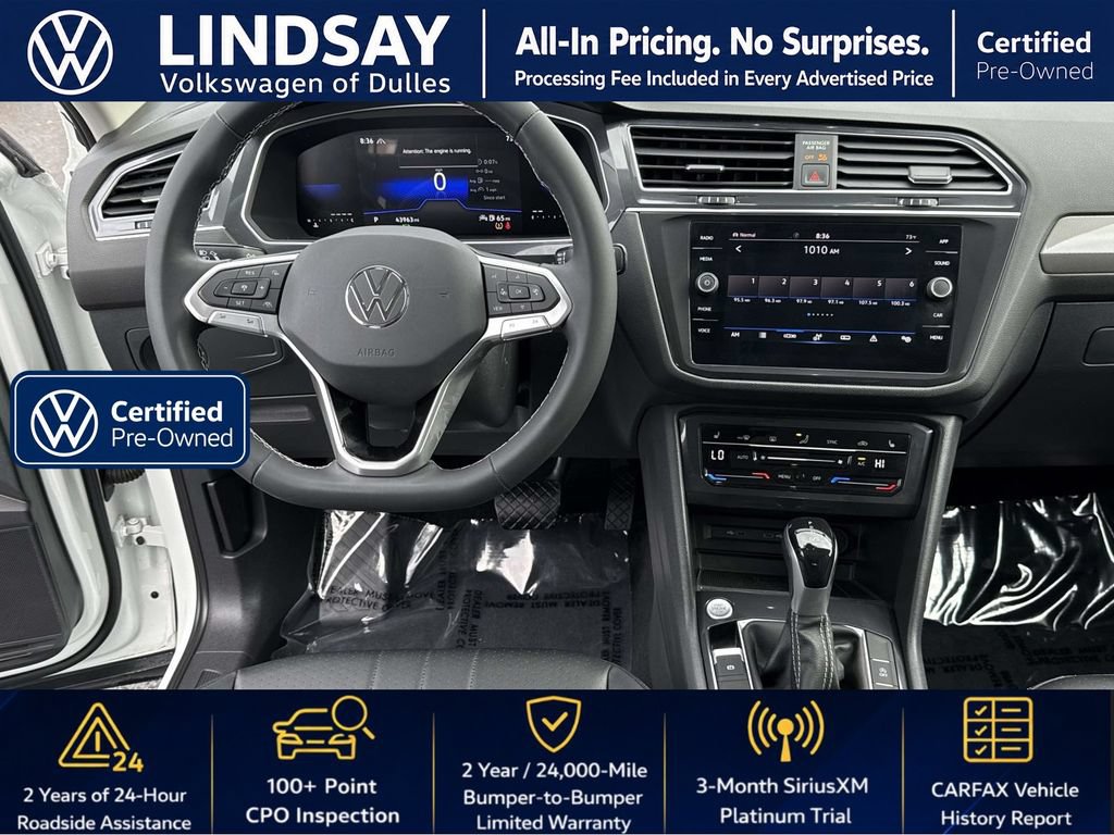 Used 2023 Volkswagen Tiguan SE w/ Panoramic Sunroof Package AWD/4WD image 12