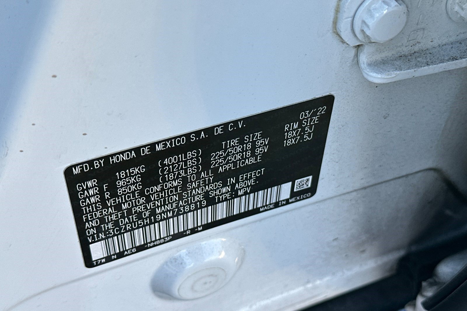 Used 2022 Honda HR-V Sport image 26