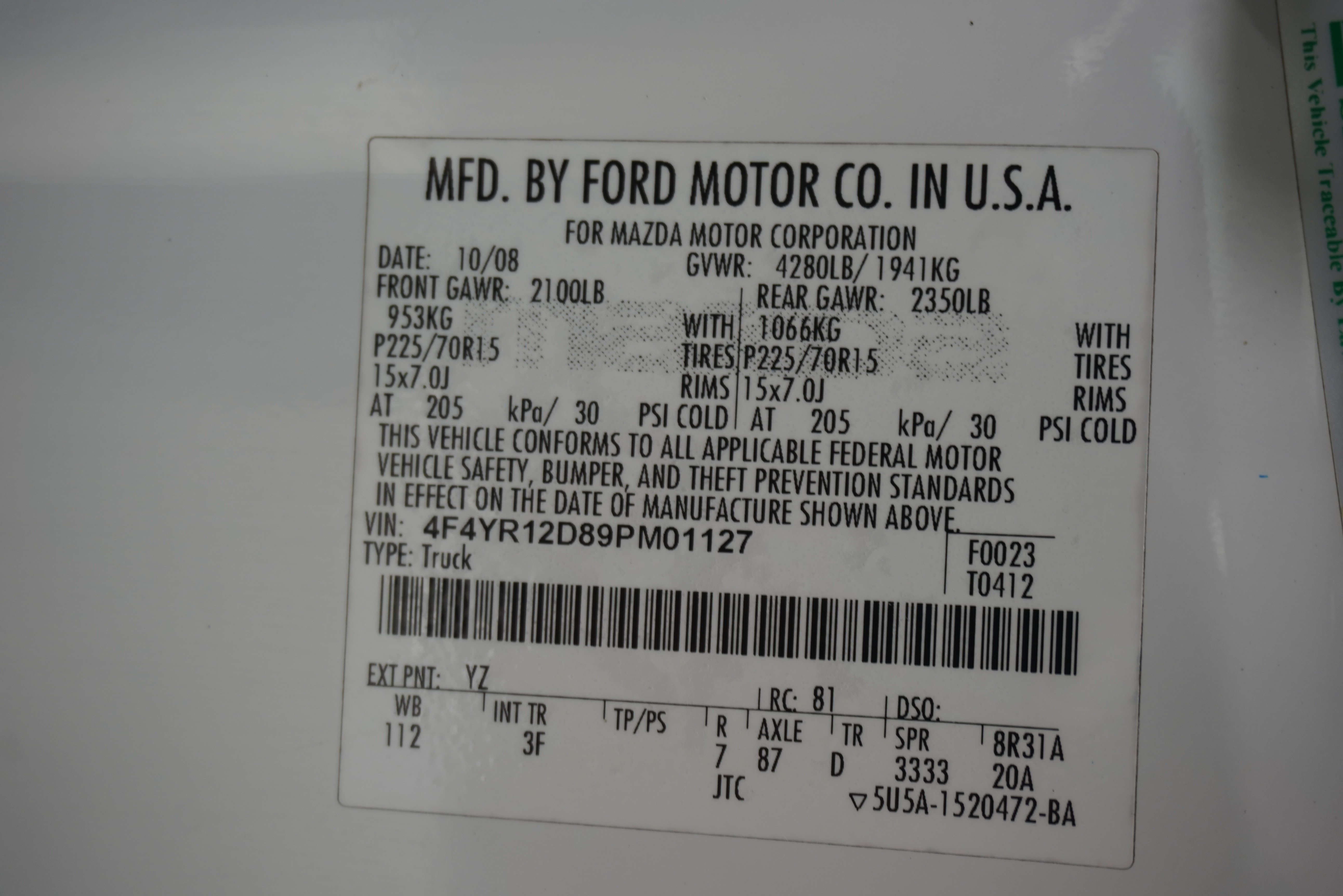 Used 2009 MAZDA B-Series Pickup 2WD Regular Cab B2300 image 20