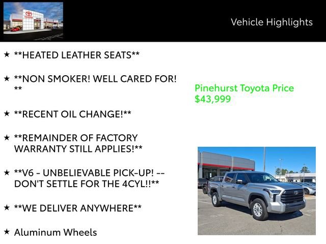 Certified 2024 Toyota Tundra SR5 w/ SR5 Premium Package image 19