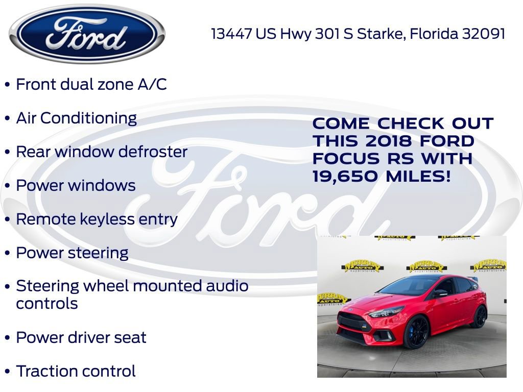 Used 2018 Ford Focus RS image 20