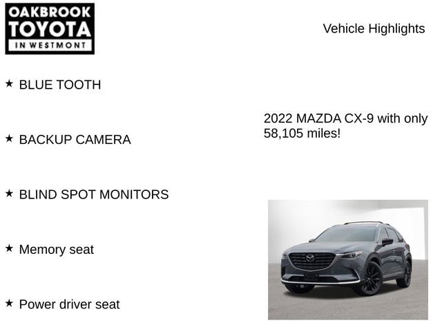 Used 2022 MAZDA CX-9 Carbon Edition image 7