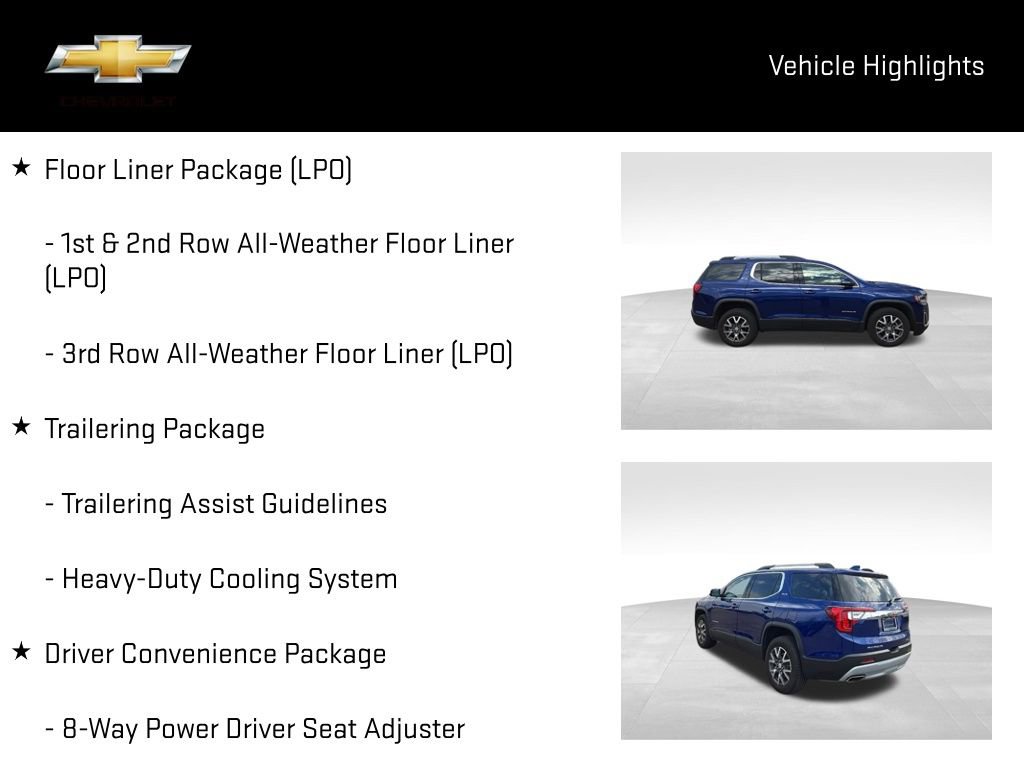 Certified 2023 GMC Acadia SLE w/ Driver Convenience Package image 20