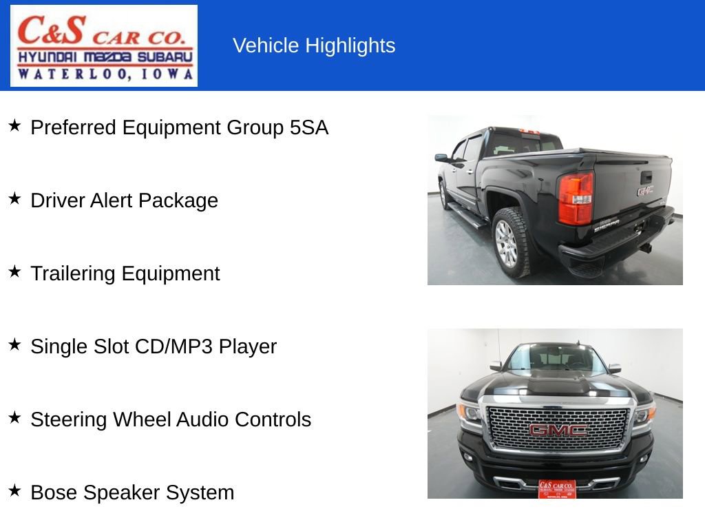 Used 2015 GMC Sierra 1500 Denali w/ Driver Alert Package image 7