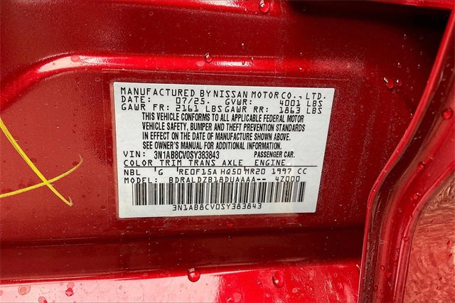 New 2025 Nissan Sentra SV w/ All-Weather Package image 8