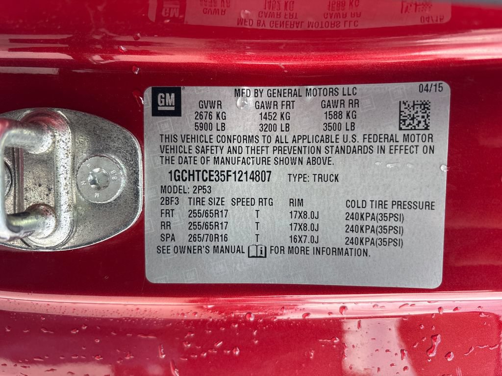 Used 2015 Chevrolet Colorado Z71 AWD/4WD image 27