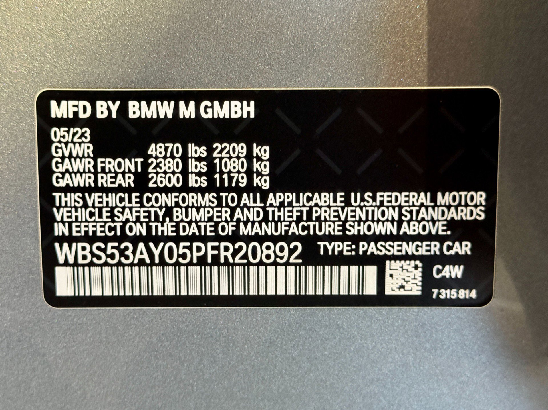 Used 2023 BMW M3 RWD image 55