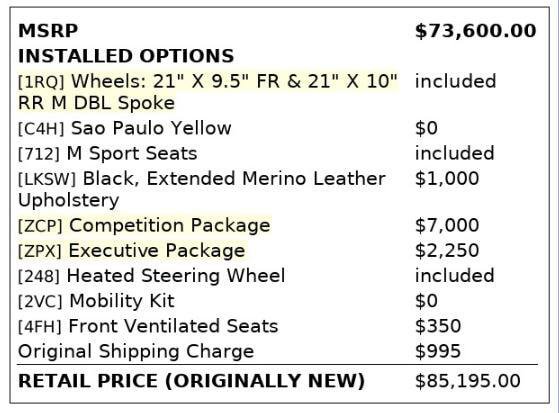 Used 2022 BMW X4 M w/ Competition Package image 4