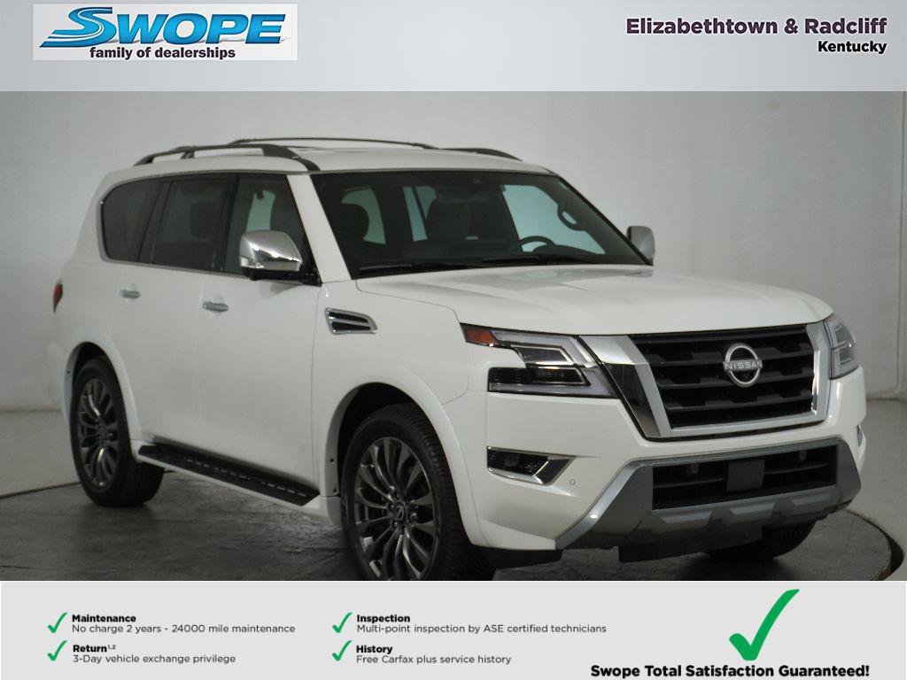 Used 2024 Nissan Armada Platinum w/ Captain's Chairs Package image 1