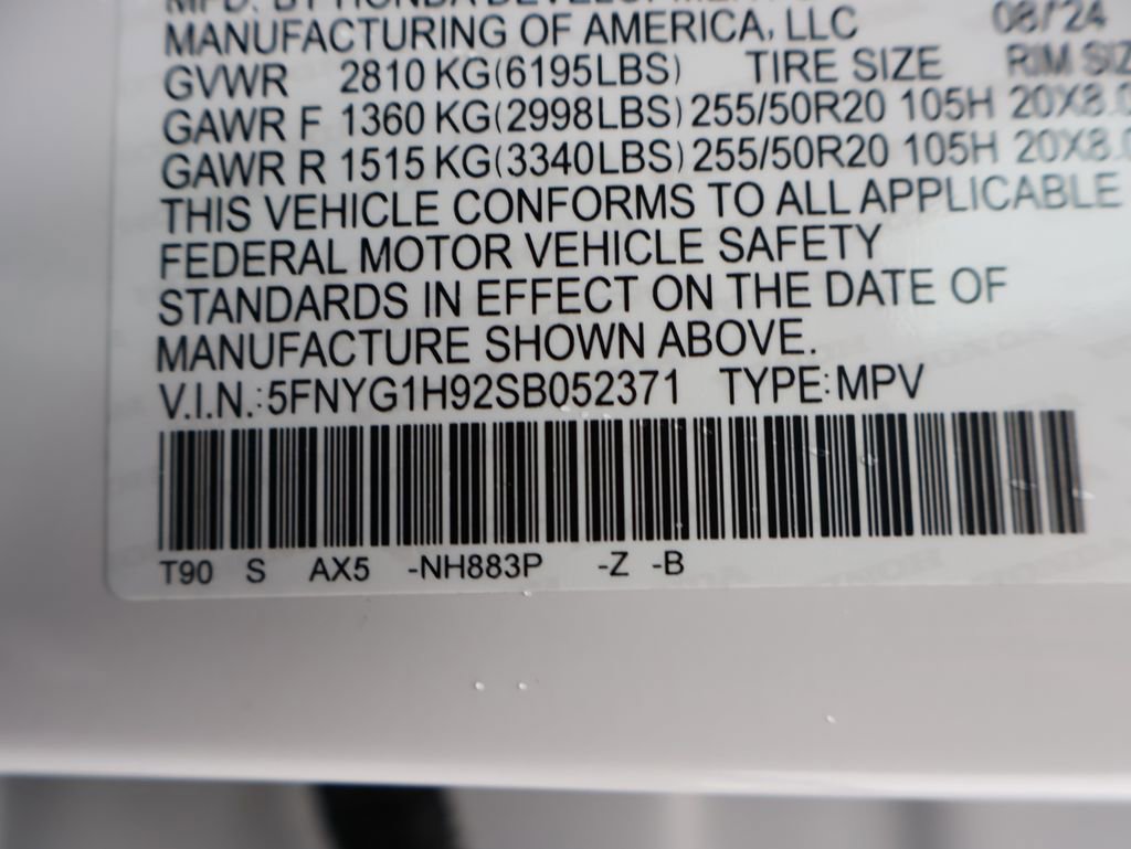 Certified 2025 Honda Pilot Black Edition image 36