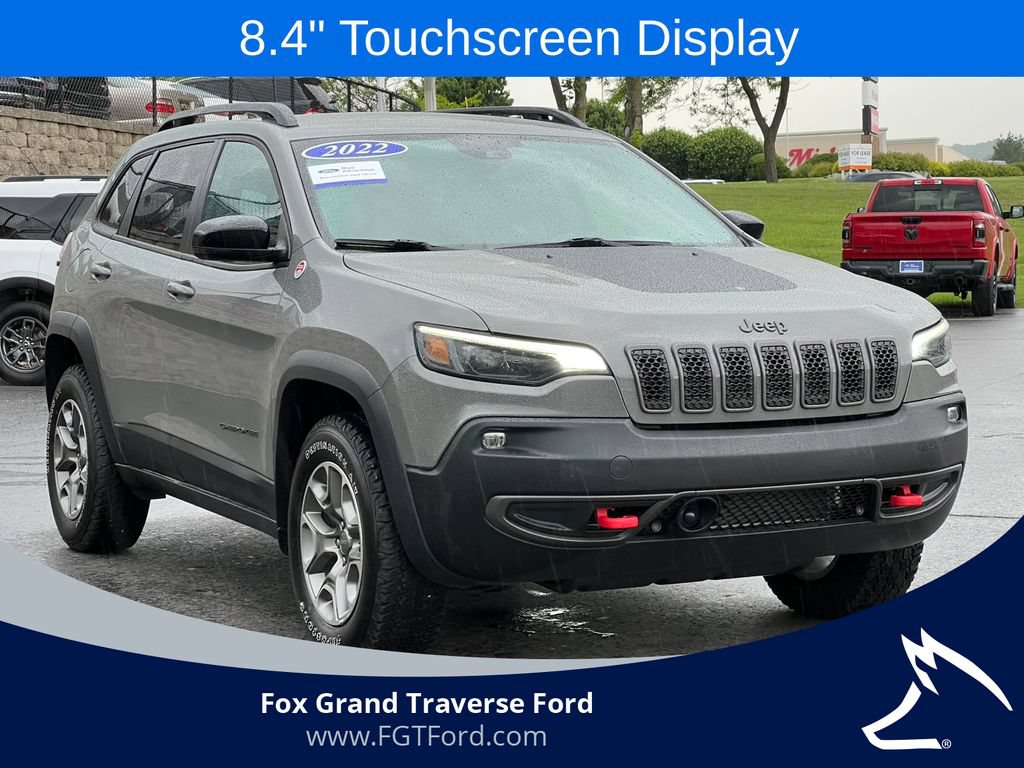 Used 2022 Jeep Cherokee Trailhawk w/ Premium Leather Package AWD/4WD image 41