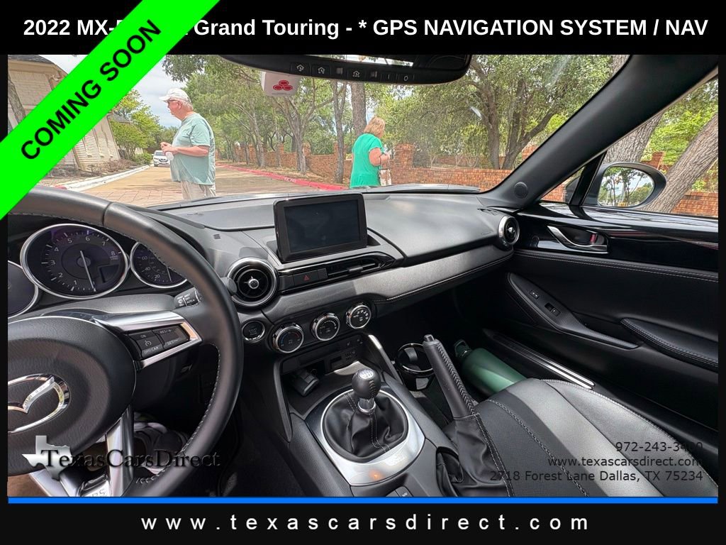 Used 2022 MAZDA MX-5 Miata Grand Touring w/ Weather Package RWD image 8