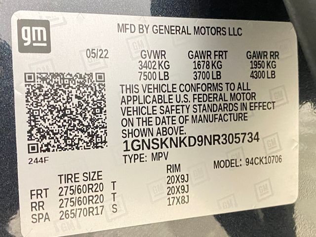Used 2022 Chevrolet Tahoe LT AWD/4WD image 31