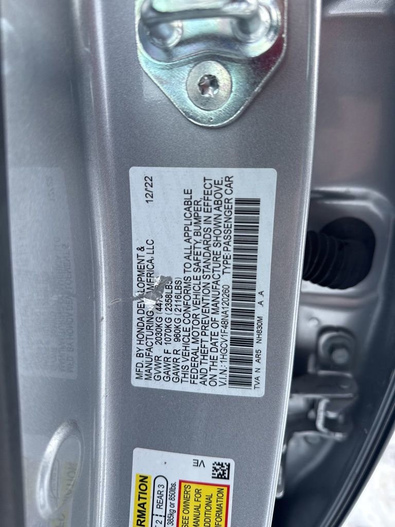 Certified 2022 Honda Accord Sport Special Edition image 25