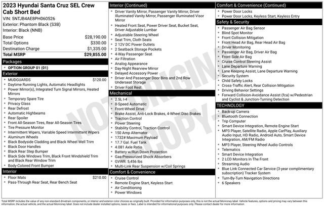 Used 2023 Hyundai Santa Cruz SEL FWD image 24