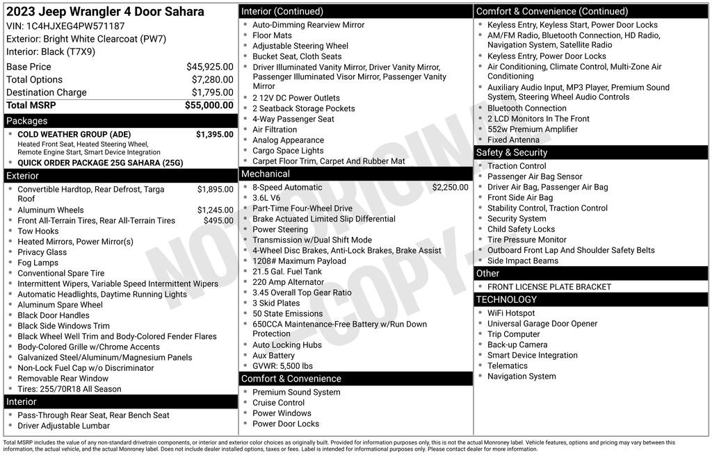 Used 2023 Jeep Wrangler Sahara w/ Cold Weather Group image 5