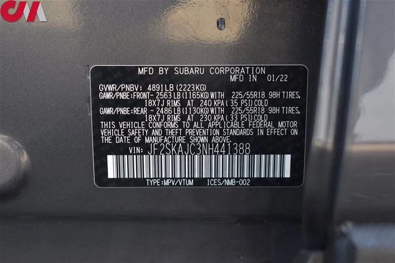 Used 2022 Subaru Forester Sport w/ Popular Package #2 AWD/4WD image 34