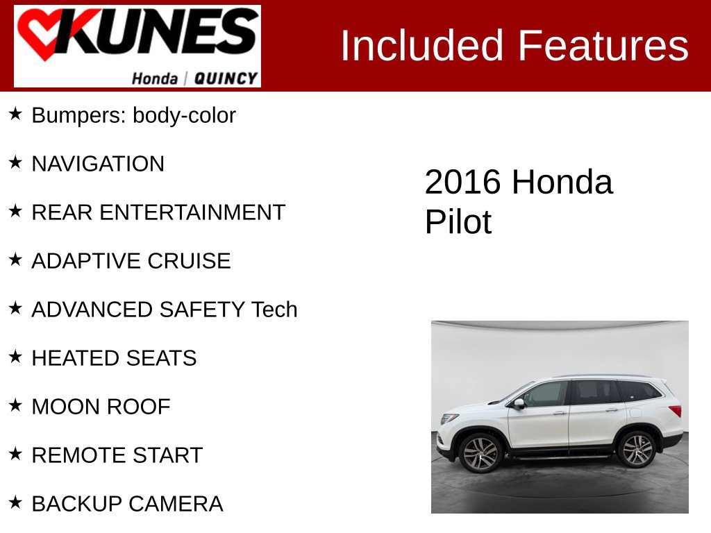 Used 2016 Honda Pilot Touring image 2