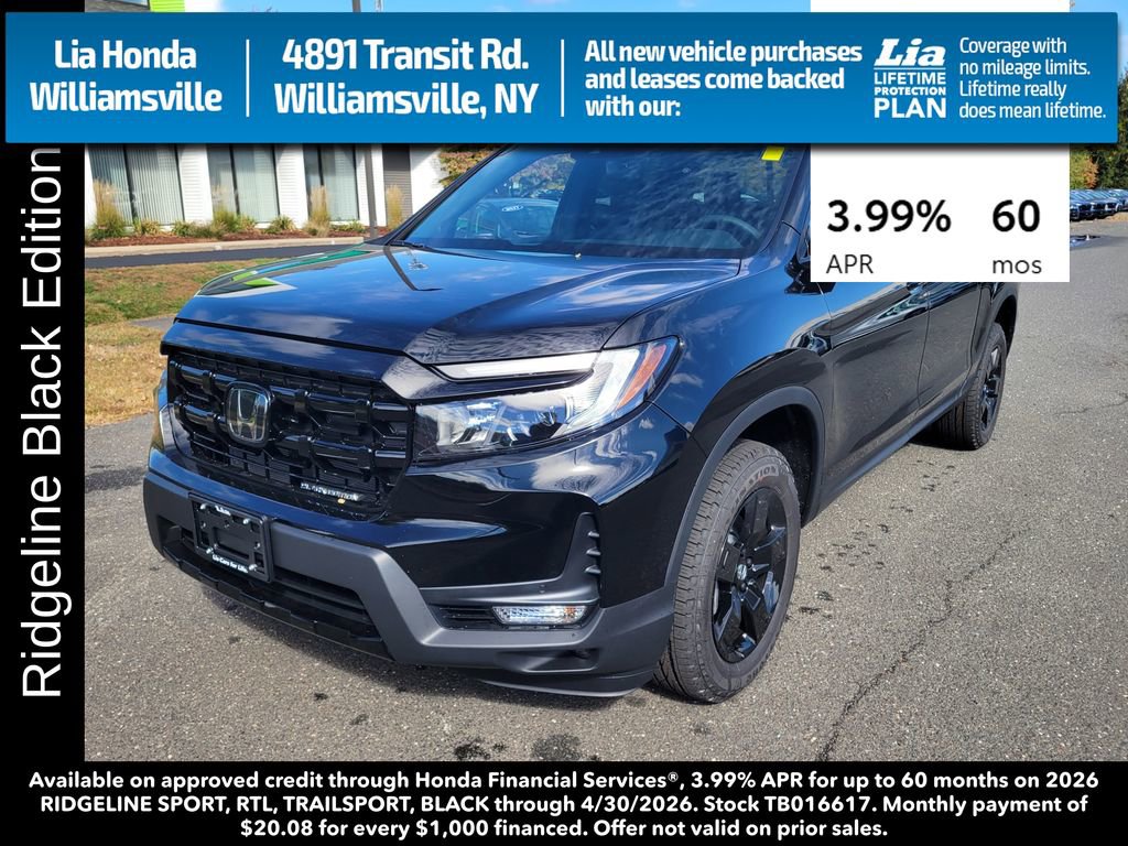 New 2026 Honda Ridgeline Black Edition image 9