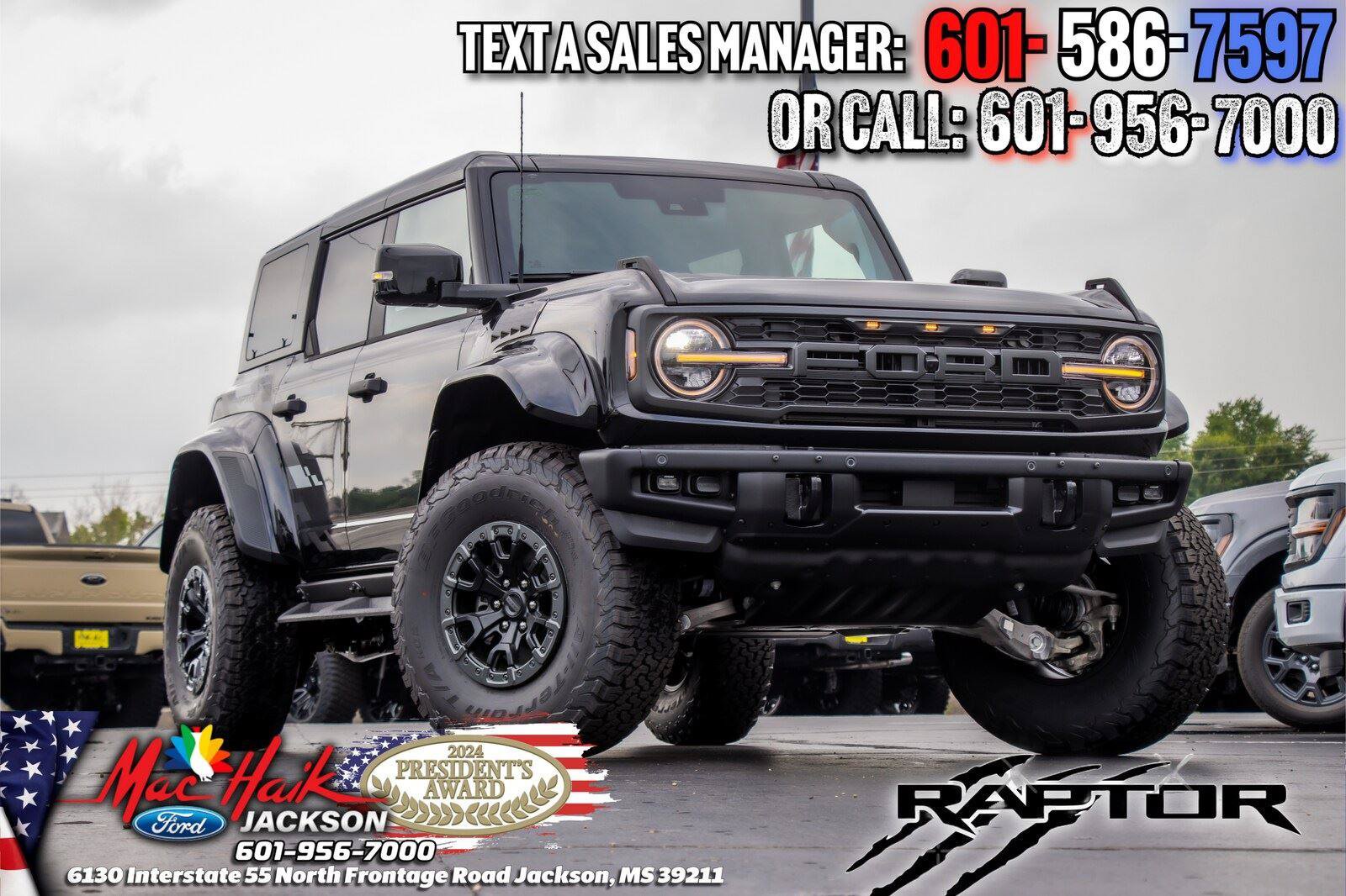 New 2026 Ford Bronco Raptor