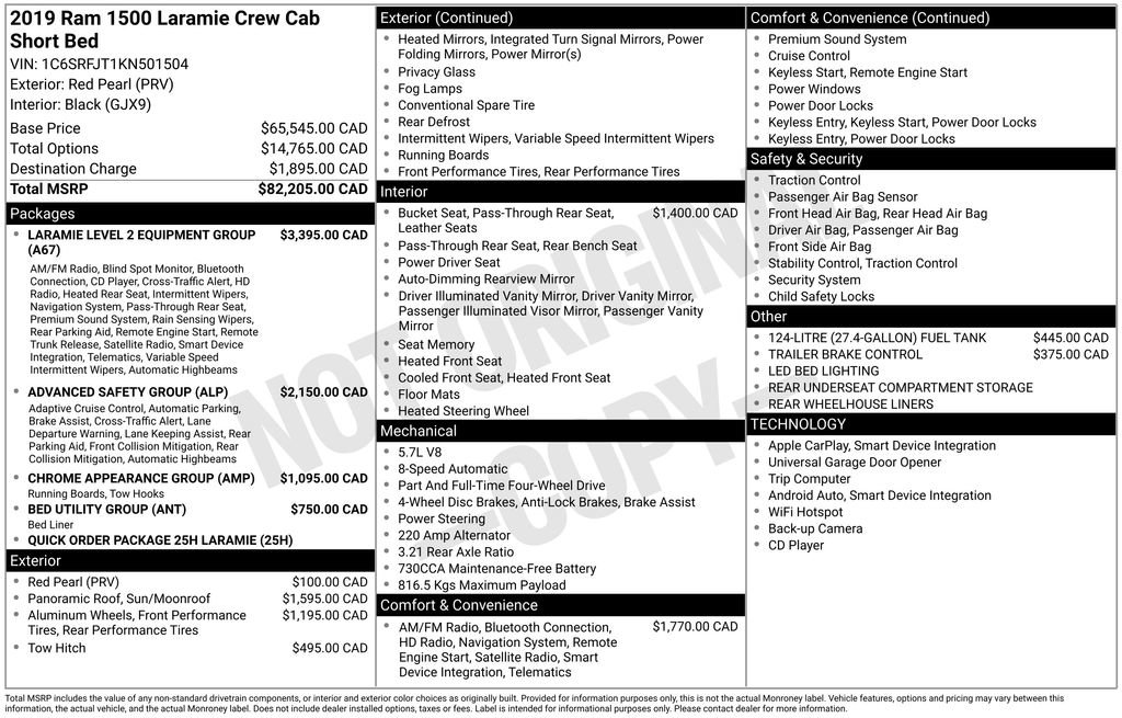 Used 2019 RAM 1500 Laramie image 37