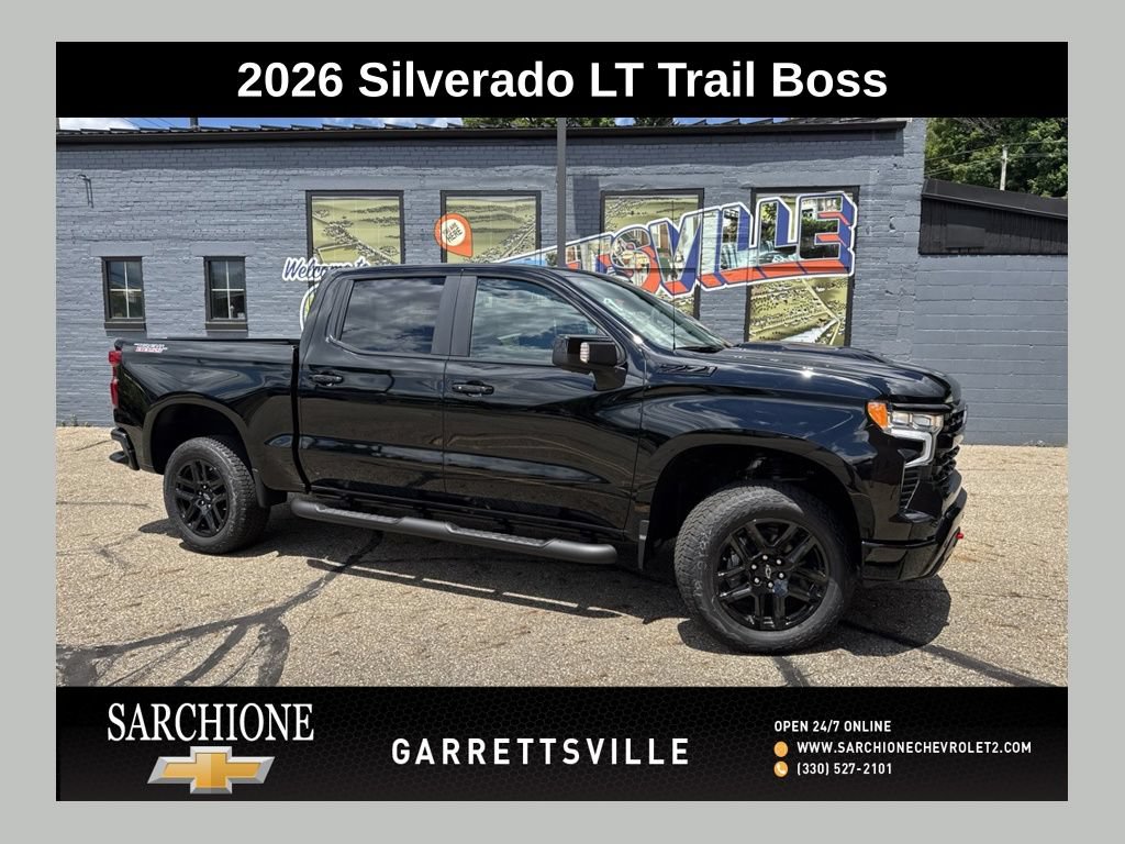New 2026 Chevrolet Silverado 1500 LT Trail Boss w/ Safety Package AWD/4WD image 1