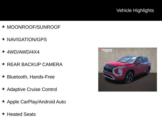 Used 2024 Mitsubishi Outlander SEL AWD/4WD image 2