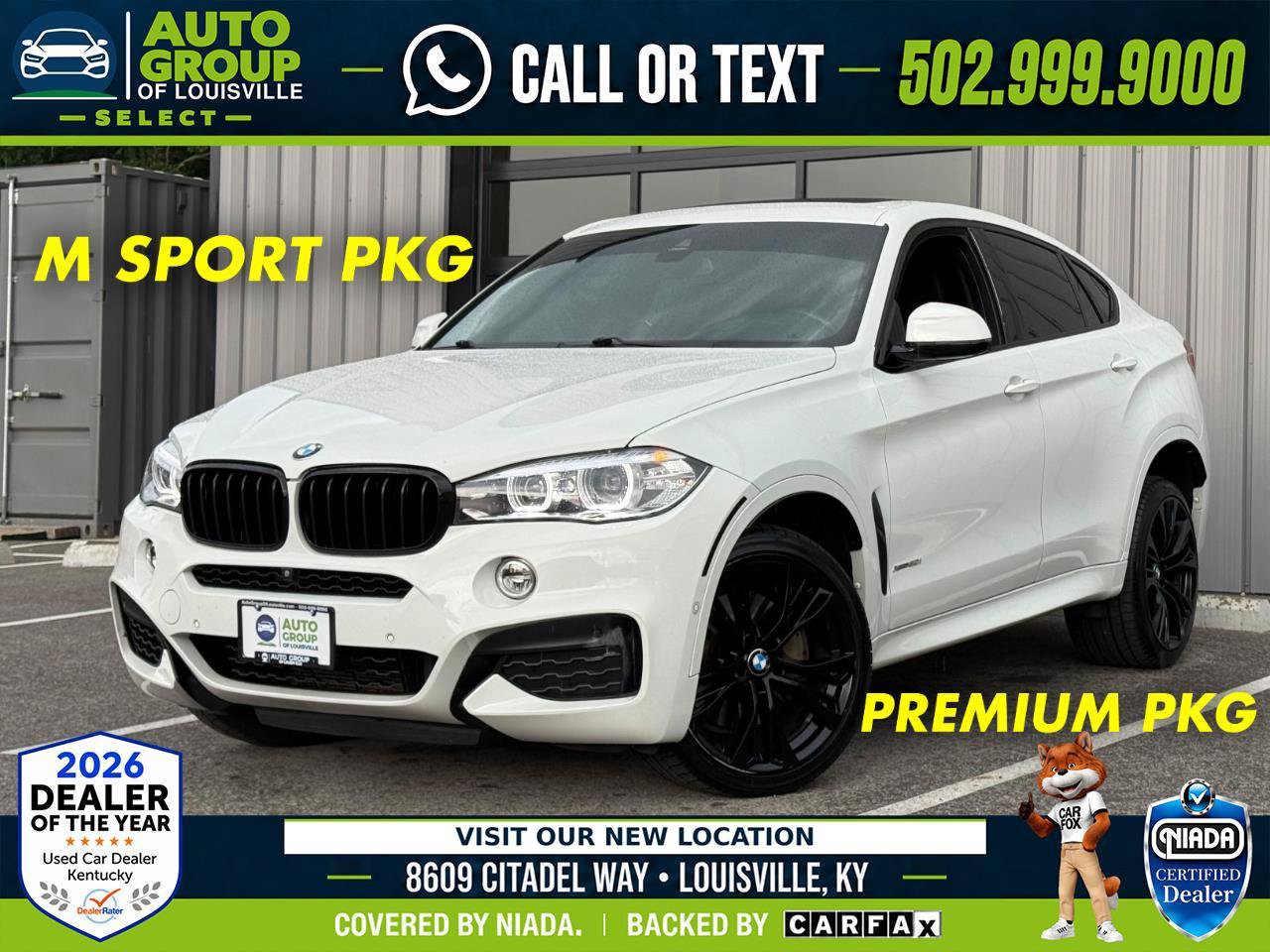 Used 2019 BMW X6 xDrive50i w/ M Sport Package
