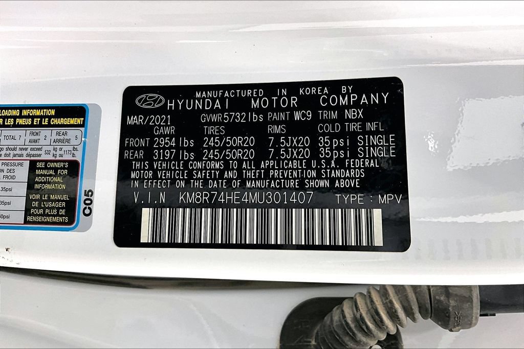 Used 2021 Hyundai Palisade Calligraphy FWD image 39
