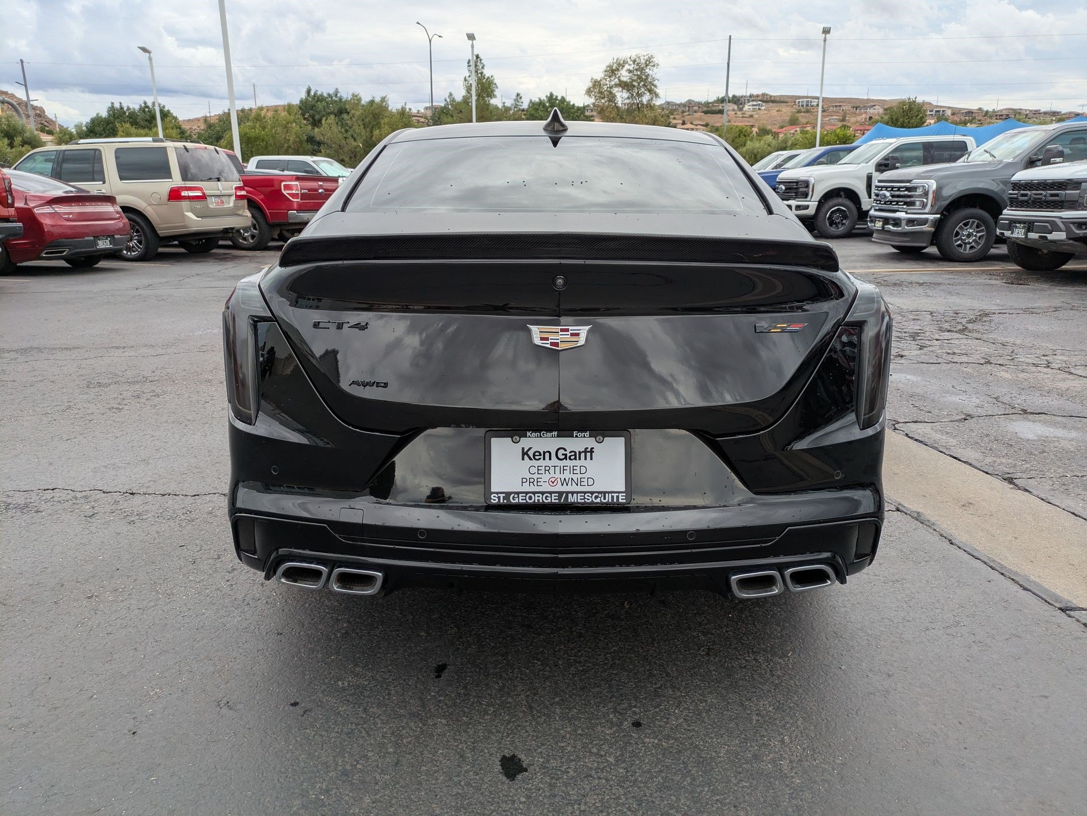 Used 2024 Cadillac CT4 V w/ LPO, ONYX Package AWD/4WD image 4