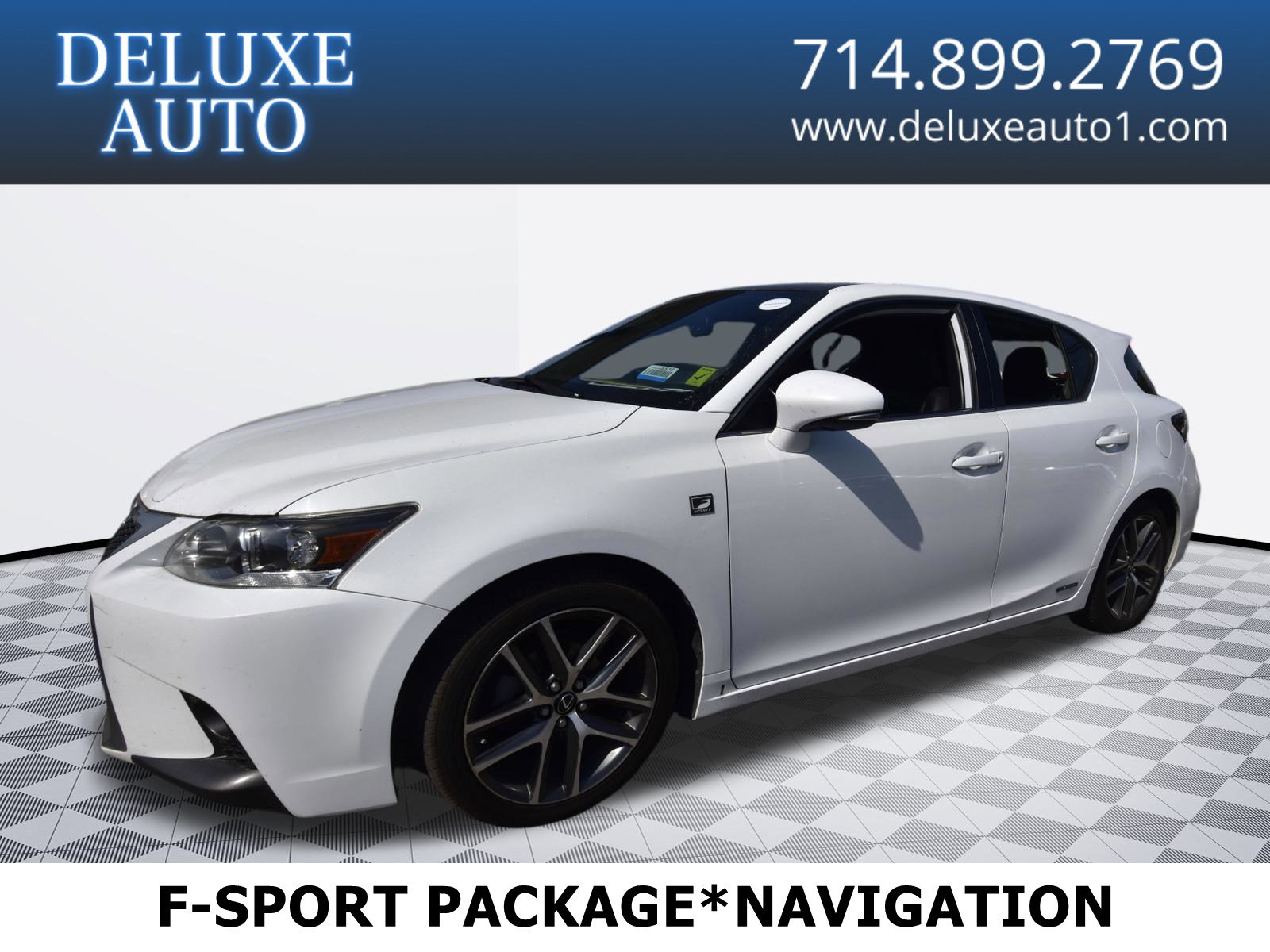 Used 2017 Lexus CT 200h w/ F-Sport Package image 1
