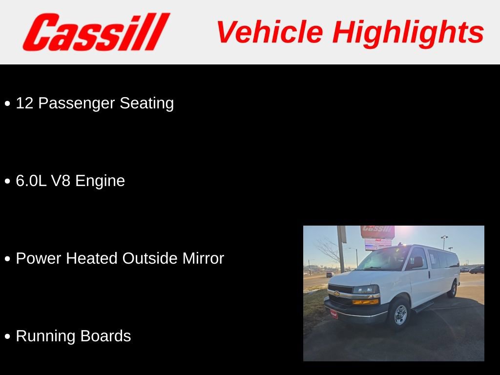 Used 2020 Chevrolet Express 3500 LT w/ LT Preferred Equipment Group image 3