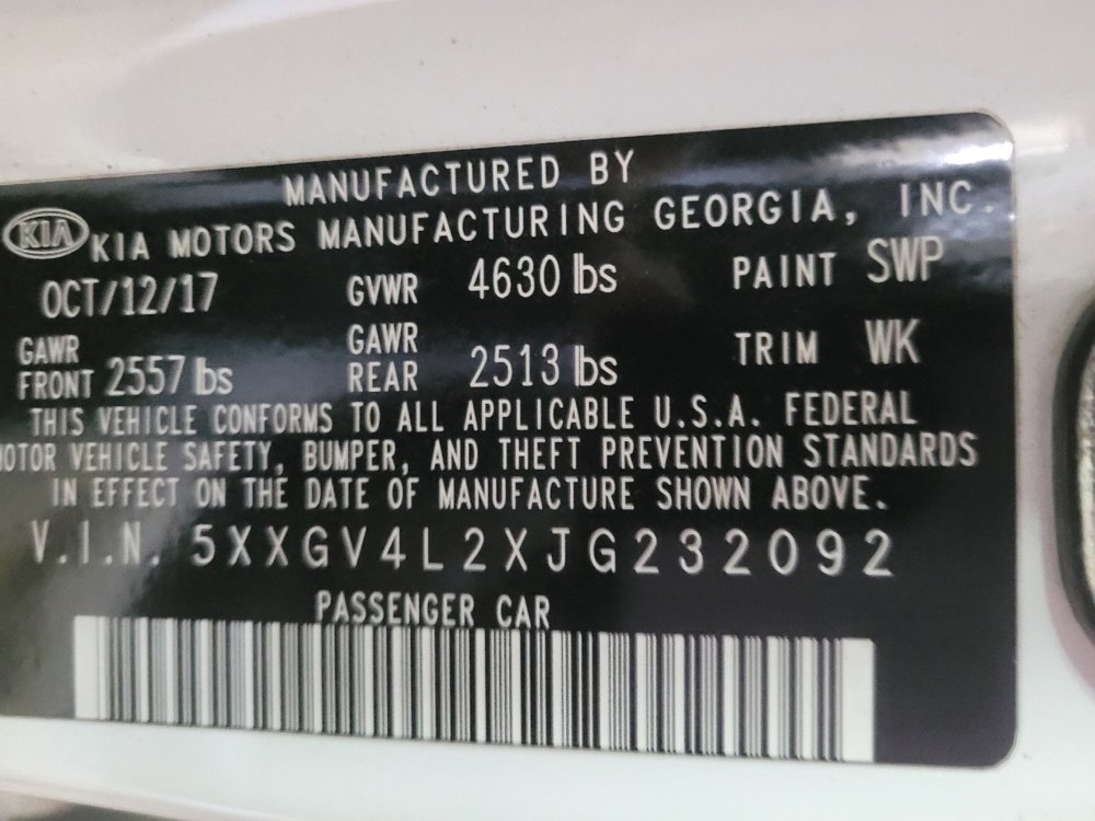 Used 2018 Kia Optima SX w/ Technology Package image 33