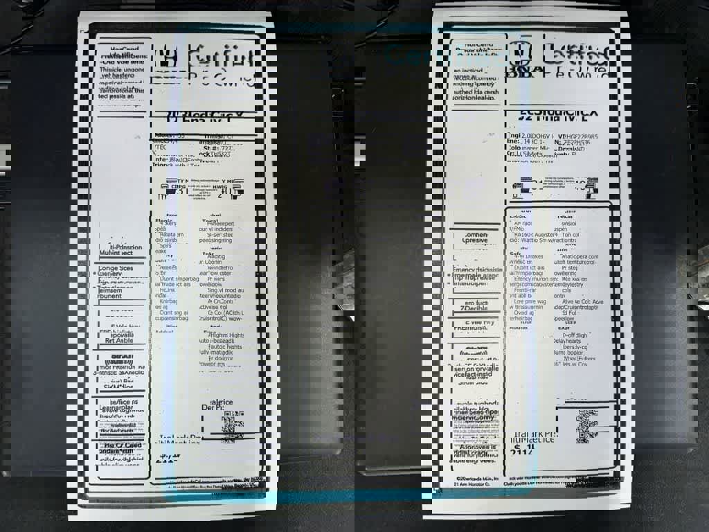 Certified 2023 Honda Civic LX image 13