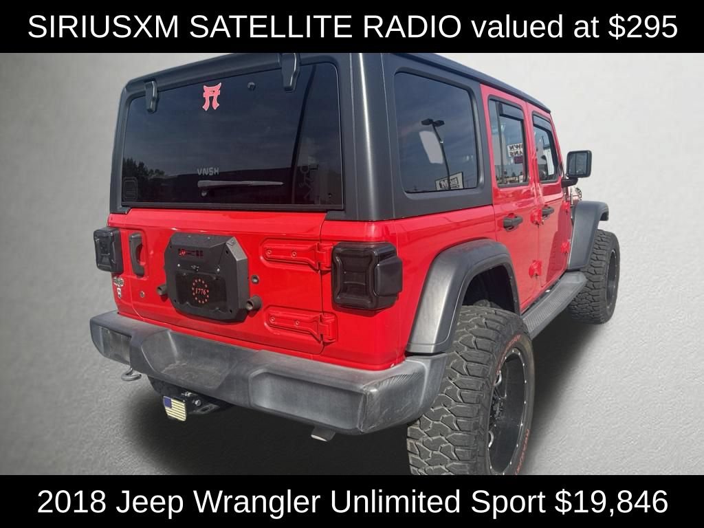 Used 2018 Jeep Wrangler Unlimited Sport AWD/4WD image 3