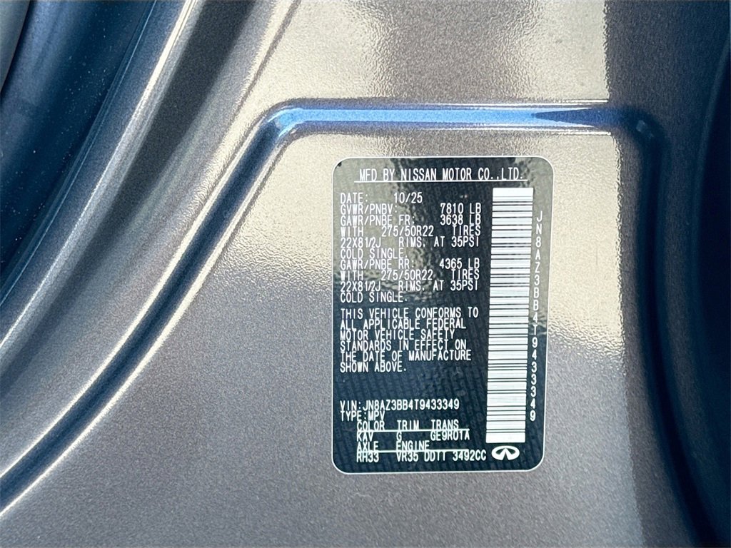 New 2026 INFINITI QX80 Luxe image 35