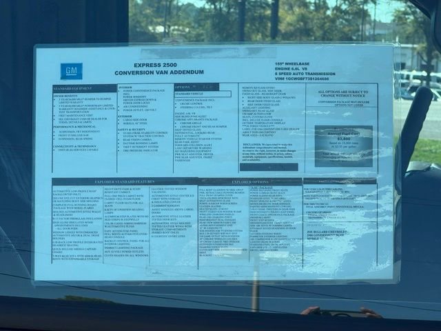 New 2025 Chevrolet Express 2500 Extended w/ Driver Convenience Package image 40