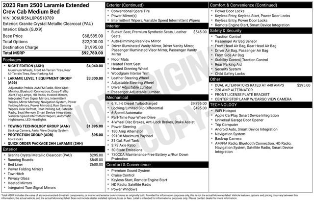 Used 2023 RAM 2500 Laramie w/ Night Edition image 6