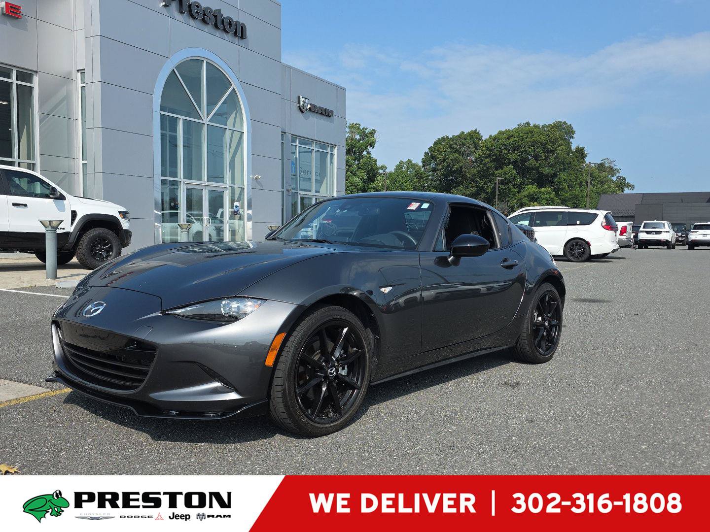 Used 2021 MAZDA MX-5 Miata RF Club RWD image 1