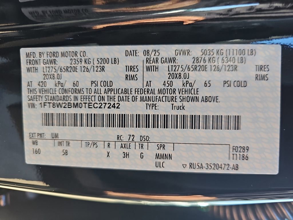 New 2026 Ford F250 Lariat w/ Black Appearance Package image 42