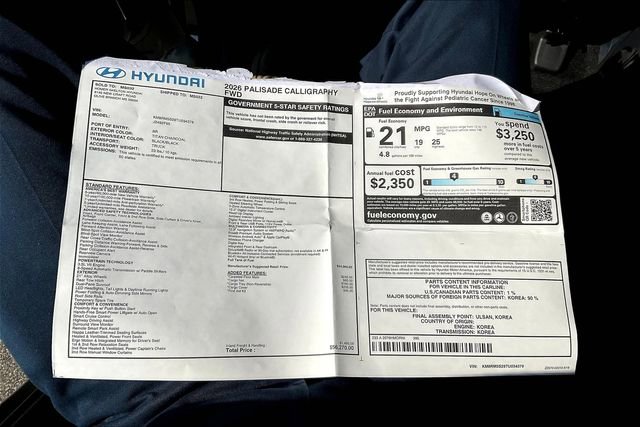 New 2026 Hyundai Palisade Calligraphy image 14