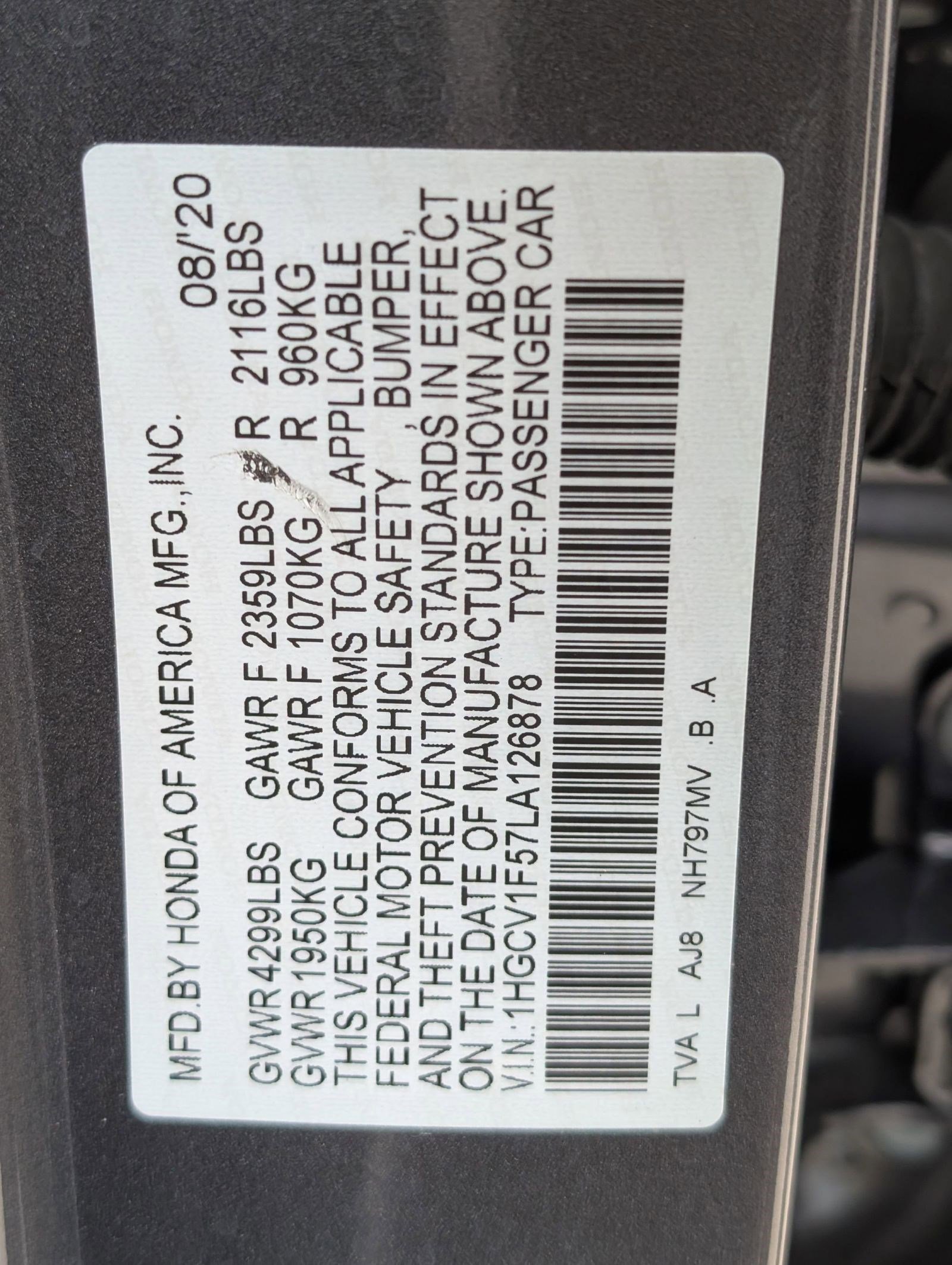 Used 2020 Honda Accord EX-L image 23