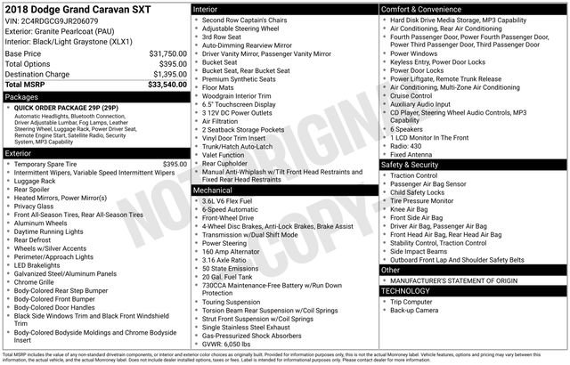 Used 2018 Dodge Grand Caravan SXT FWD image 32