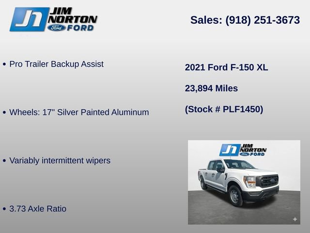 Used 2021 Ford F150 XL w/ Trailer Tow Package image 16