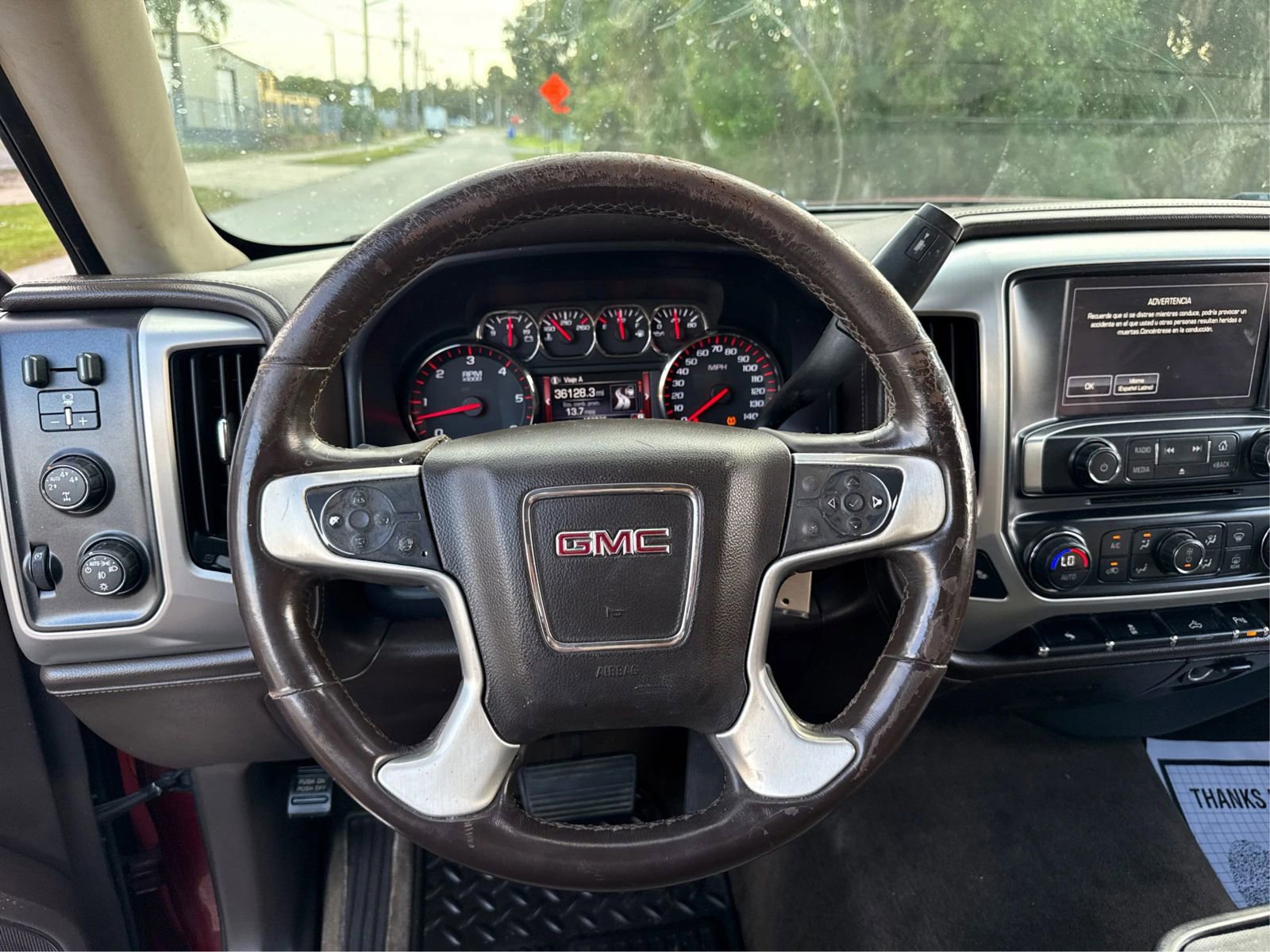 Used 2015 GMC Sierra 1500 SLT w/ SLT Crew Cab Value Package AWD/4WD image 16