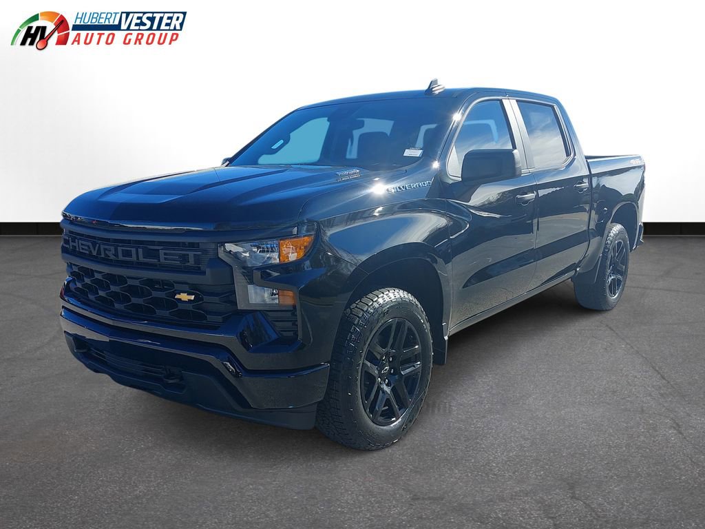 New 2025 Chevrolet Silverado 1500 Custom w/ Turbomax Blackout Package