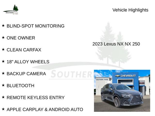 Used 2023 Lexus NX 250 FWD w/ Towing Package (2000 Lbs) image 9