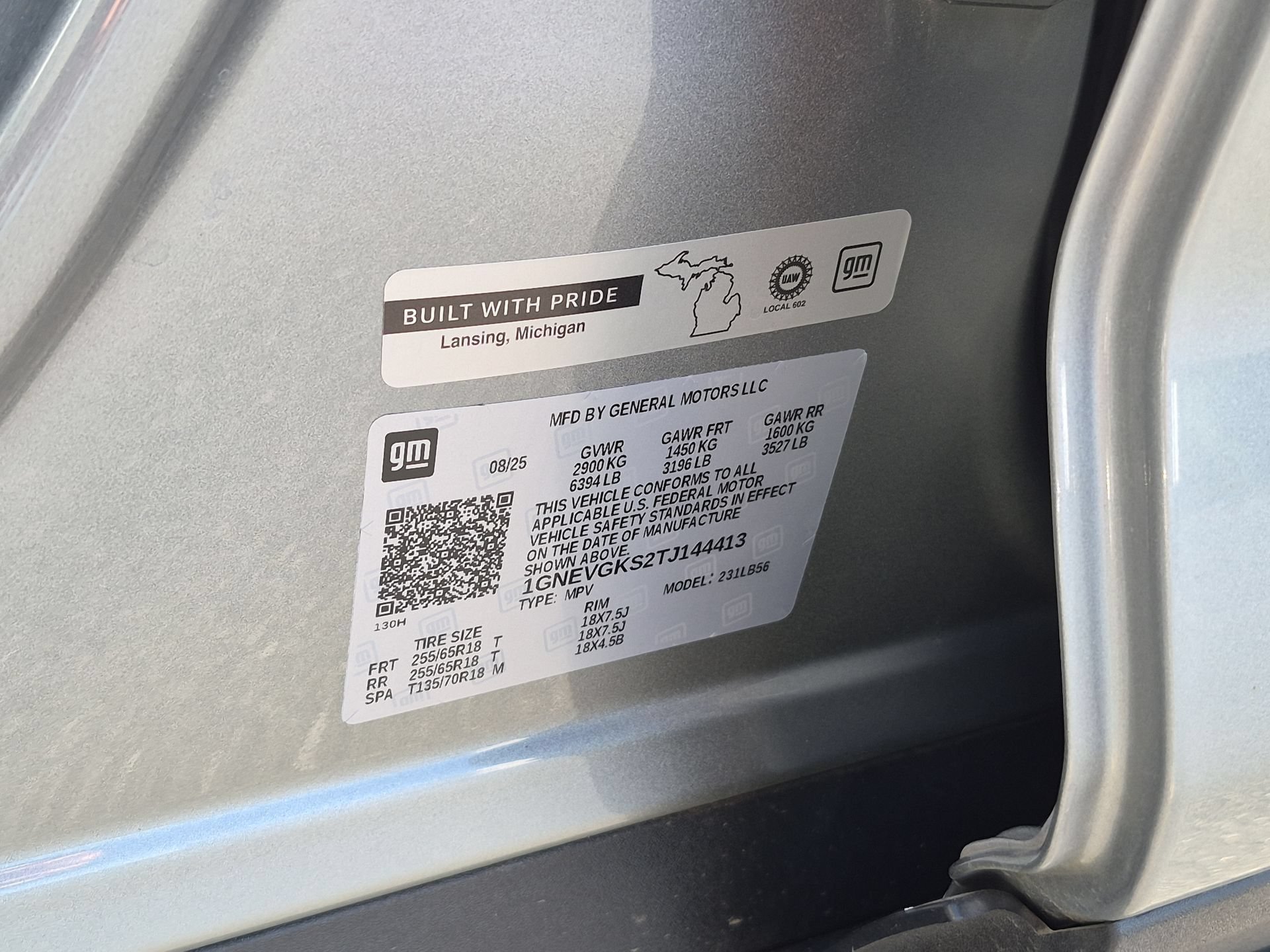 Certified 2026 Chevrolet Traverse LT w/ LPO, Floor Liner Package AWD/4WD image 34